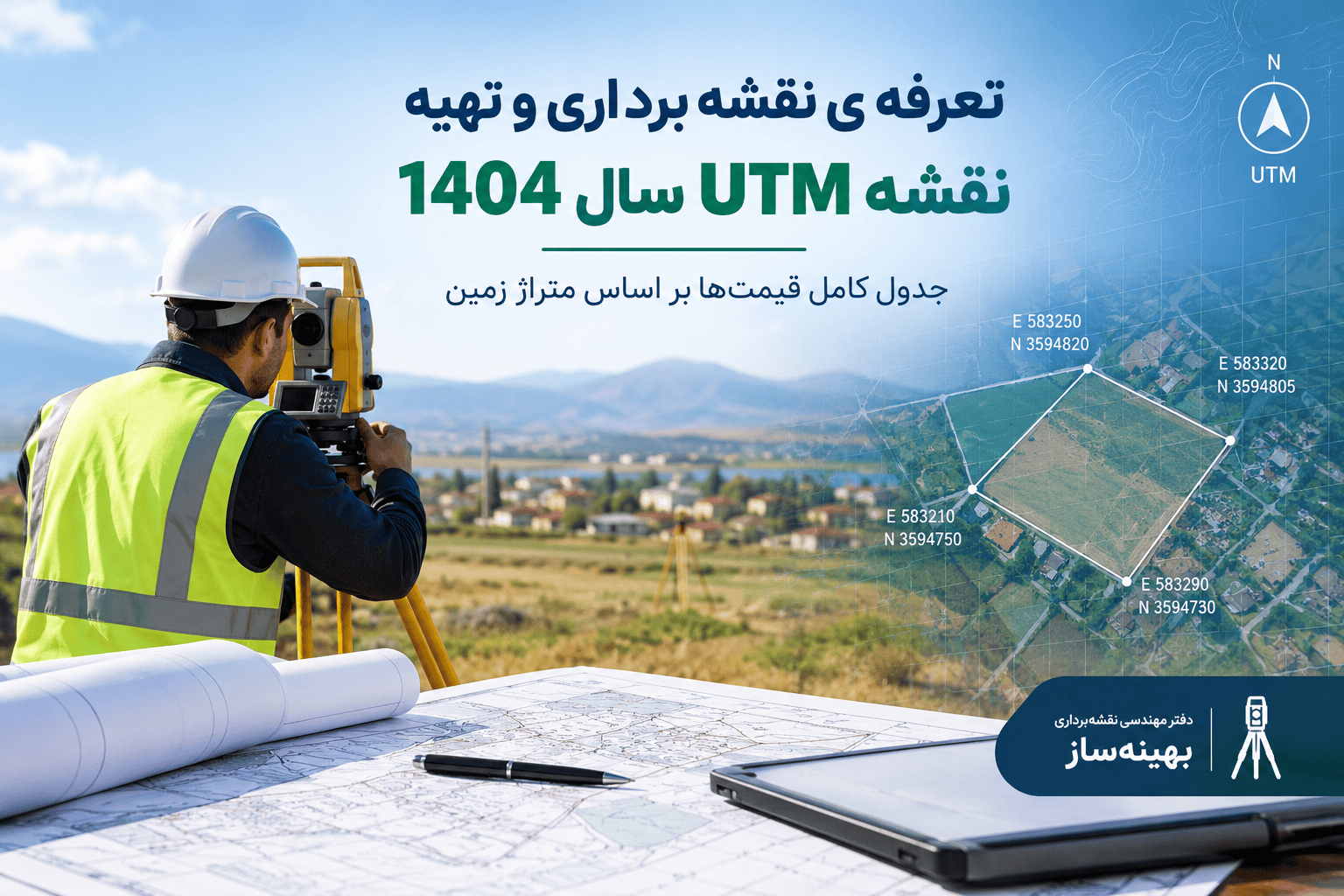 تعرفه نقشه برداری 1404